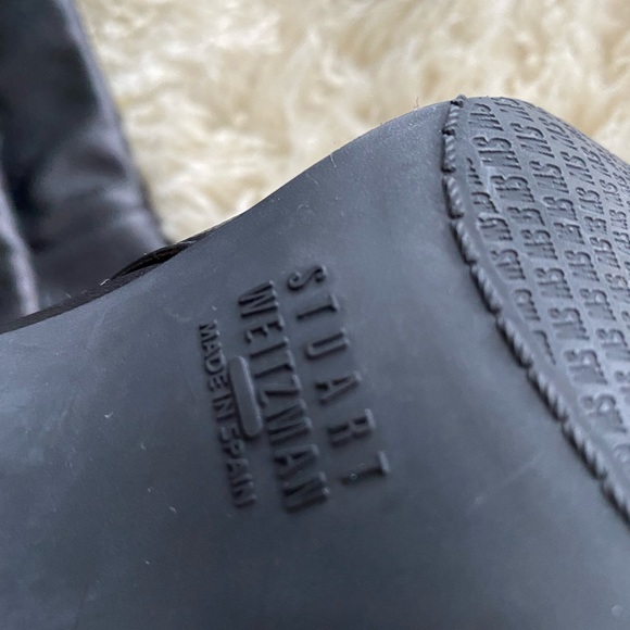 Stuart Weissman black leather knee high boots 7 new price to sell ! - Picture 4 of 13